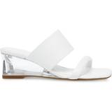 Anne Klein Gaia White/Lucite Heel Women's Shoes White