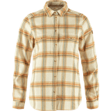 Fjällräven Övik Heavy Flannel Shirt W, Chalk White-Dune Beige