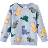 Multifärgade Sweatshirts Barnkläder Name It Boy's Nmmtem Sweat Bru Sweatshirt - Eventide