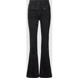 Guess Jeans Guess High Rise Flare Denim Pant Black