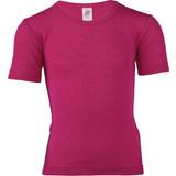 Silke T-shirts Barnkläder ENGEL Natur Kinder Unterhemd S/S Merino base layer 140, pink