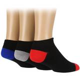 Bambu - Herr Strumpor Pringle Pair Pack Bamboo Trainer Socks Black One