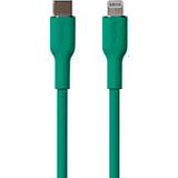 Kablar Puro Kabel Soft Charge & Sync Cable USB-C/Lightning 1.5m Grön