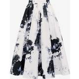Alexander McQueen Kjolar Alexander McQueen Midi skirt floral BLACK