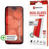 Displex Mobilfodral Displex Panzerglas und Schutzhülle für Iphone 15 Pro Max Transparent