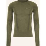 Falke Herr Underställ Falke Baslager skjorta för män Wool Tech. Funktionellt material ull snabbtorkande varm st, grön oliv 7830