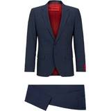 Stretch Kostymer Hugo Slim-Fit Anzug aus Stretch-Twill
