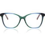 Blåa - Unisex Glasögon Missoni solglasögon, Dcf/16 grön azurblå