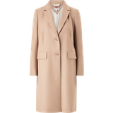 Tommy Hilfiger Dam Ytterkläder Tommy Hilfiger Kappa Classic Light Wool Blend Coat Beige