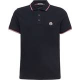 Moncler Dragkedja - Randiga Kläder Moncler Cotton Piquet Polo Shirt