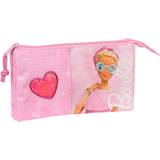 Barbie Rosa Väskor Barbie Tredobbelt bæretaske Girl Pink 22 x 12 x 3 cm