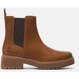 Timberland Beige Kängor & Boots Timberland Carnaby Cool Mid Chelsea Boot Saddle Beige
