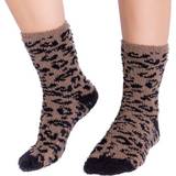 PJ Salvage Underkläder PJ Salvage Fun Print Cozy Socks Leopard One * Kampanj *