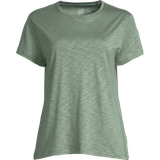 Casall Dam T-shirts Casall Soft Texture Tee Dusty Green
