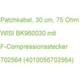 Wisi Kablar Wisi Patchkabel BK 96 0030 15N 110 dB, Antennenkabel, Antennenkabel