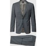 Silver Kostymer BOSS Anzug H-HUGE-2PCS-224 Slim Fit SILBER