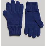 Superdry Herr Handskar Superdry Men's Logo Handschuhe Blau Größe: 1Größe Blau 1SIZE