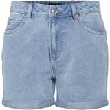 Dam - Lös Shorts Vero Moda Women's Zuri Loose Denim Shorts - Blue/Light Blue Denim