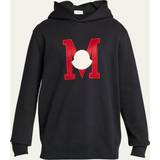 Moncler Blåa - Bomull Kläder Moncler Men's Monogram Hoodie Sweater NAVY