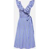 Polo Ralph Lauren XXL Klänningar Polo Ralph Lauren Striped cotton midi dress blue