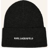 Karl Lagerfeld Huvudbonader Karl Lagerfeld K/essential Beanie, Woman, Black, One One