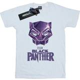 Marvel Black Panther Mask Logo Cotton Boyfriend T-Shirt White