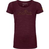 Ortovox Dam T-shirts Ortovox Damen Cool Mountain Face T-Shirt lila