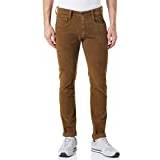 Replay Bruna - Herr Jeans Replay Herrjeans Anbass smal passform med stretch, 695 Woody Brown, 36L