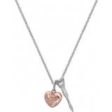 Hot Diamonds Sterling Silver Rose Gold Plate Cupid Pendant DP750