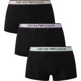 Armani Underkläder Armani Emporio Herr 3-pack baklucka, svart/svart, förpackning med 3 Svart/svart