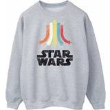 Star Wars Herr - Sweatshirts Tröjor Star Wars Rainbow Sweatshirt Grey