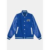 Tommy Hilfiger Ytterkläder Tommy Hilfiger Varsity Zip-Off Sleeves Script Back Logo Bomber Jacket ULTRA BLUE 10yrs