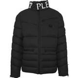 Philipp Plein Ytterkläder Philipp Plein Padded Branded Logo Black Jacket