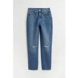 H&M Jeans H&M Mom Comfort Ultra High Ankle Jeans Denimblå Baggy