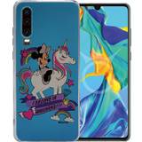 Mobilfodral ERT GROUP Minnie Mouse #35 Disney cover for Huawei P30 Blue