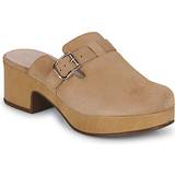 Wonders Skor Wonders Clogs Shoes D-9503-TREND Brown