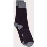 Barbour Strumpor Barbour Lifestyle Mens Houghton Socks Colour: PU98 Fig/Asphalt Purple