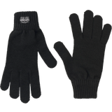 Superdry Accessoarer Superdry Fingervantar Classic Knitted Gloves Svart