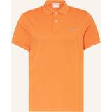 Gant Herr - Orange T-shirts & Linnen Gant Herr Regular fit Shield pikétröja