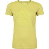 Ortovox Dam T-shirts Ortovox Women's Cool Mountain Protector T-Shirt Merino shirt XS, wabisabi