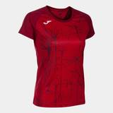 Joma Dam - Elastan/Lycra/Spandex T-shirts Joma T-shirt för kvinnor Elite Ix, röd