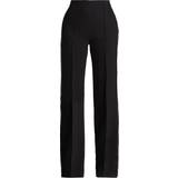 Chloé Dam Byxor Chloé High-rise wool-blend pants black