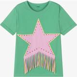 Stella McCartney Överdelar Stella McCartney Kids Girls Green Star T-Shirt Years