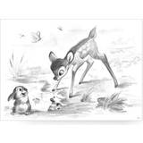 Disney Ramar Disney Leinwandbild bambi & klopfer Bilderrahmen