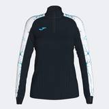 Joma Dam - Elastan/Lycra/Spandex Tröjor Joma Womens Elite IX Running Sweatshirt W Black/White