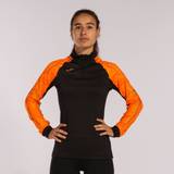Joma Dam - Elastan/Lycra/Spandex Tröjor Joma Womens Elite IX Running Sweatshirt W Black/Orange