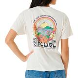 Rip Curl Dam T-shirts & Linnen Rip Curl T-shirt Sun Relaxed Vit