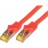 M-CAB Nätverkskablar M-CAB CAT7 S-FTP-PIMF-LSZH-1,00M-RED Ethernet-kabel