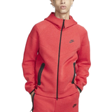 18 Tröjor Nike Men's Sportswear Tech Fleece Windrunner Full Zip Hoodie - Light University Red Heather/Black