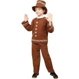 Pepparkaksdräkt Maskerad Buttericks Gingerbread Man Children's Costume